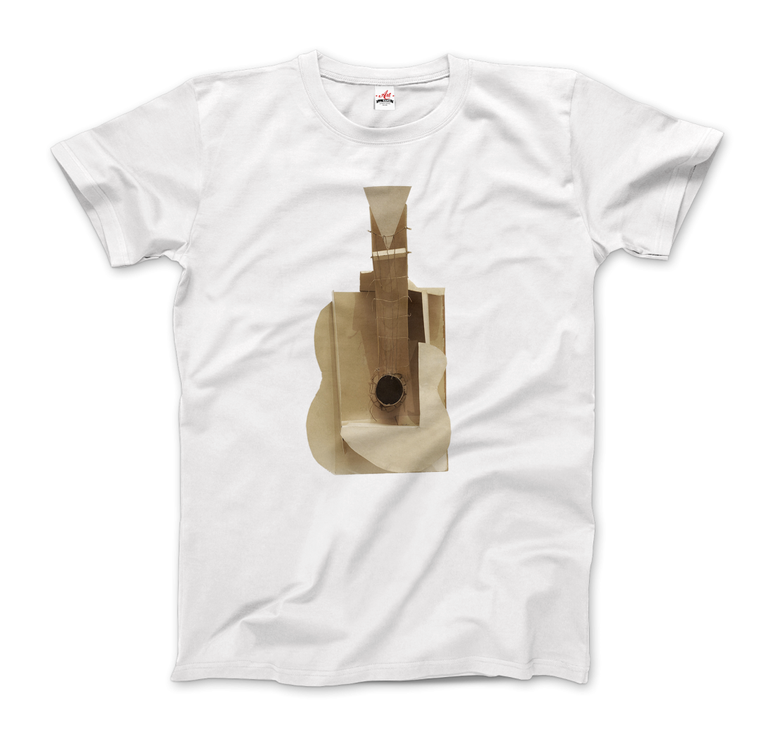 Pablo Picasso Guitar Sculpture 1912 artwork t-shirt by Art-O-Rama Shop