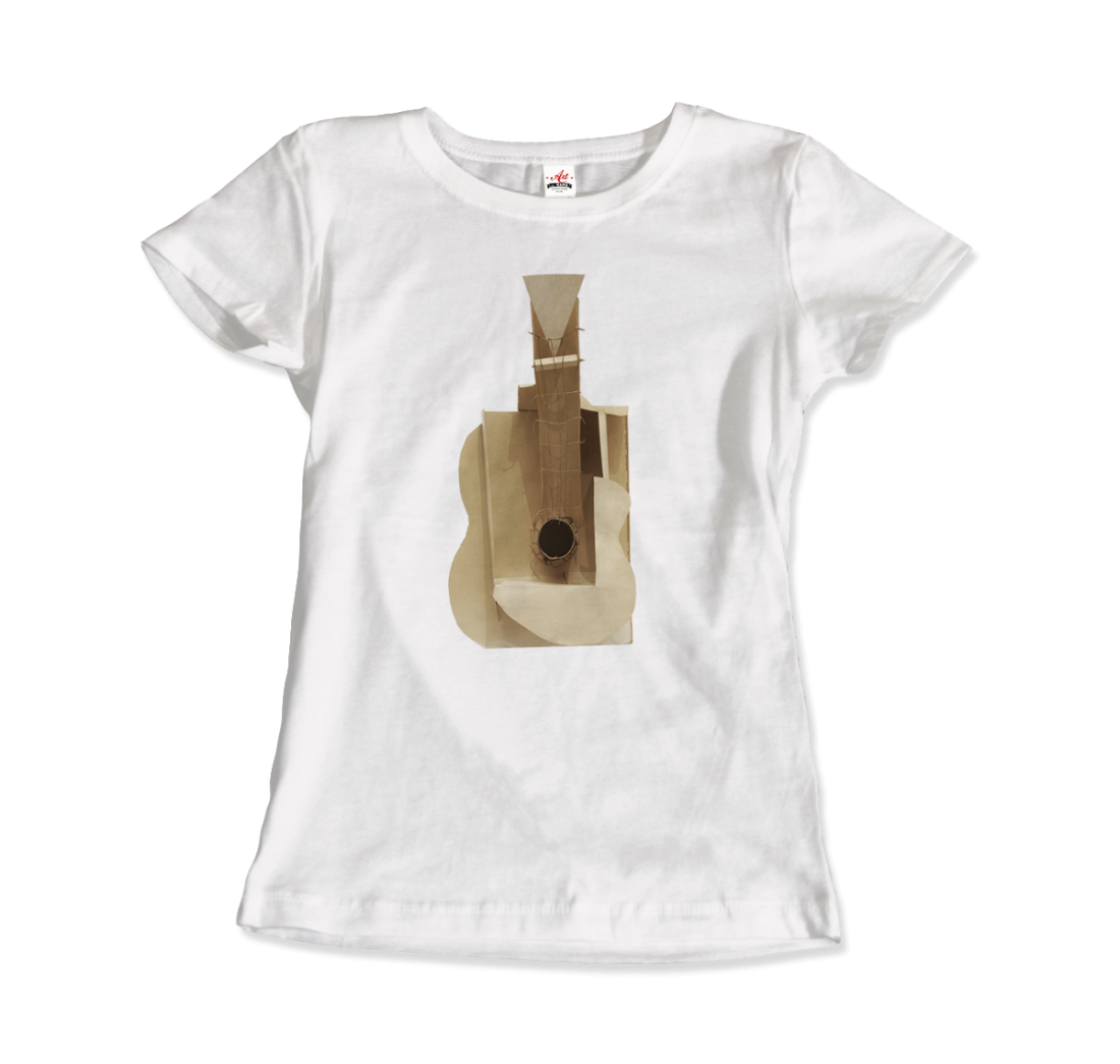 Pablo Picasso Guitar Sculpture 1912 artwork t-shirt by Art-O-Rama Shop