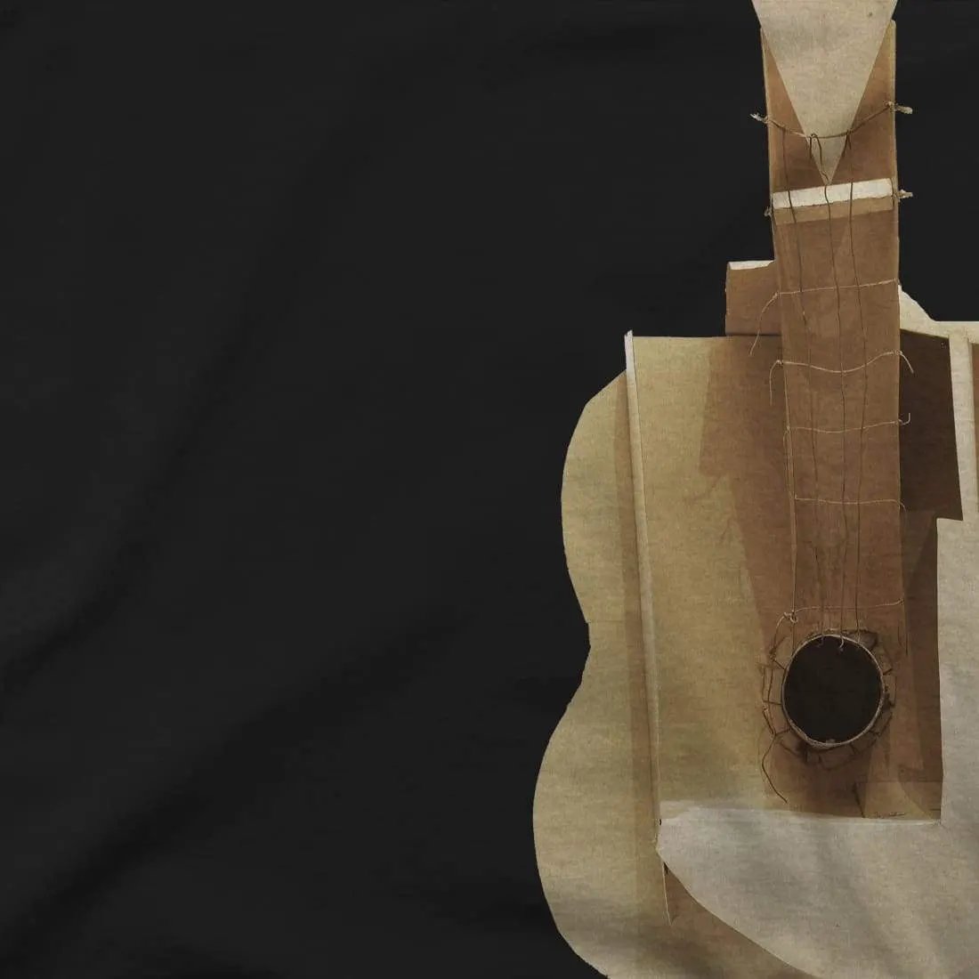 Pablo Picasso Guitar Sculpture 1912 artwork t-shirt by Art-O-Rama Shop