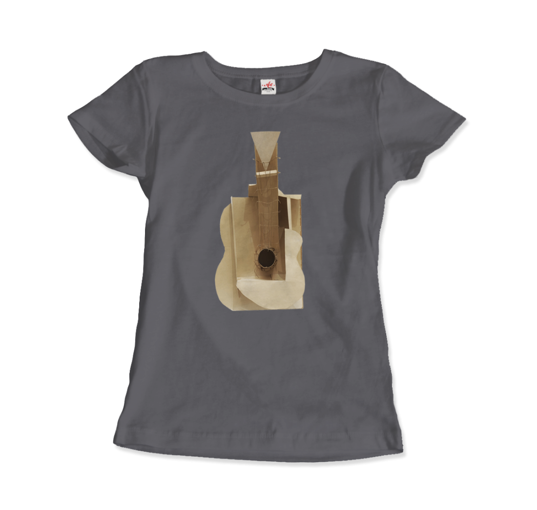 Pablo Picasso Guitar Sculpture 1912 artwork t-shirt by Art-O-Rama Shop
