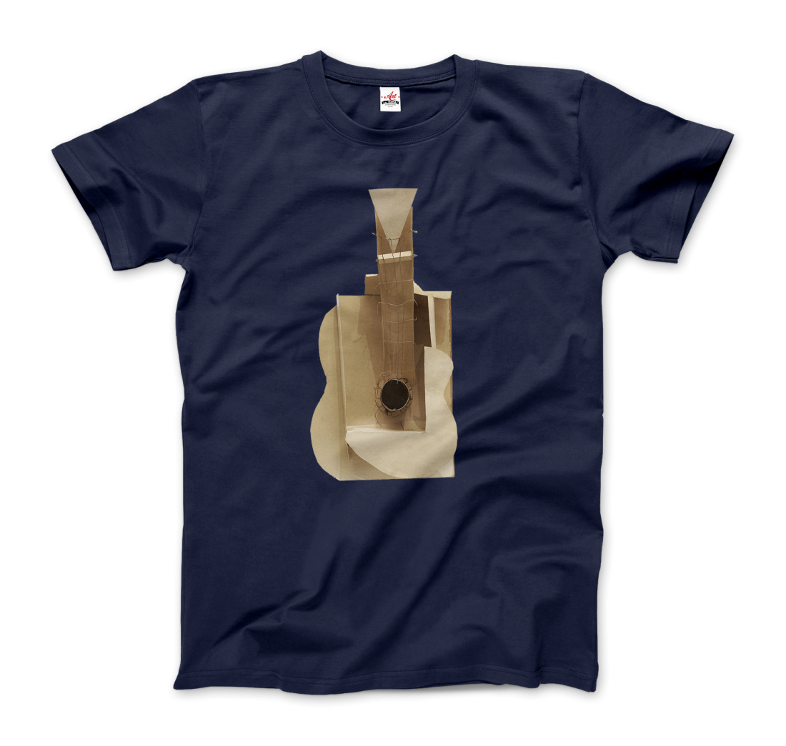 Pablo Picasso Guitar Sculpture 1912 artwork t-shirt by Art-O-Rama Shop