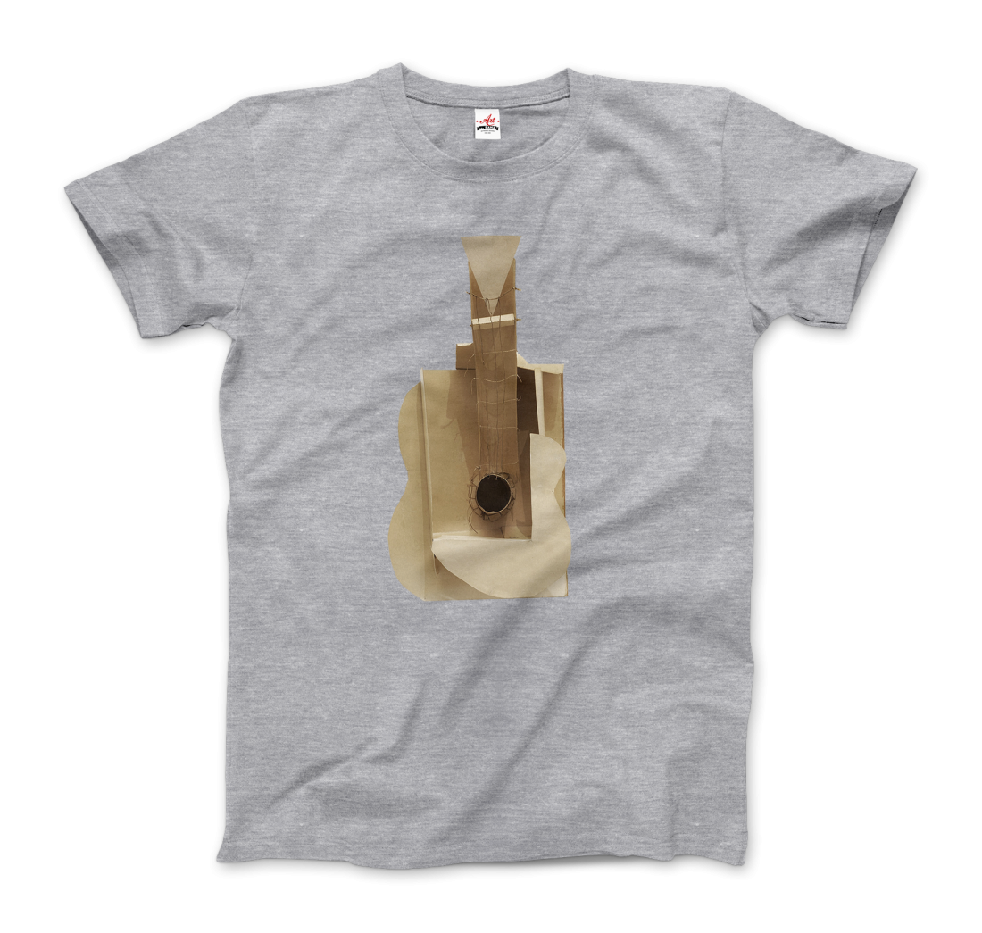 Pablo Picasso Guitar Sculpture 1912 artwork t-shirt by Art-O-Rama Shop