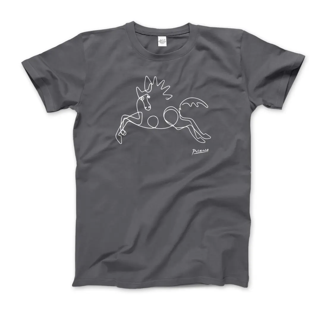 Pablo Picasso Horse Line art t-shirt by Art-O-Rama Shop