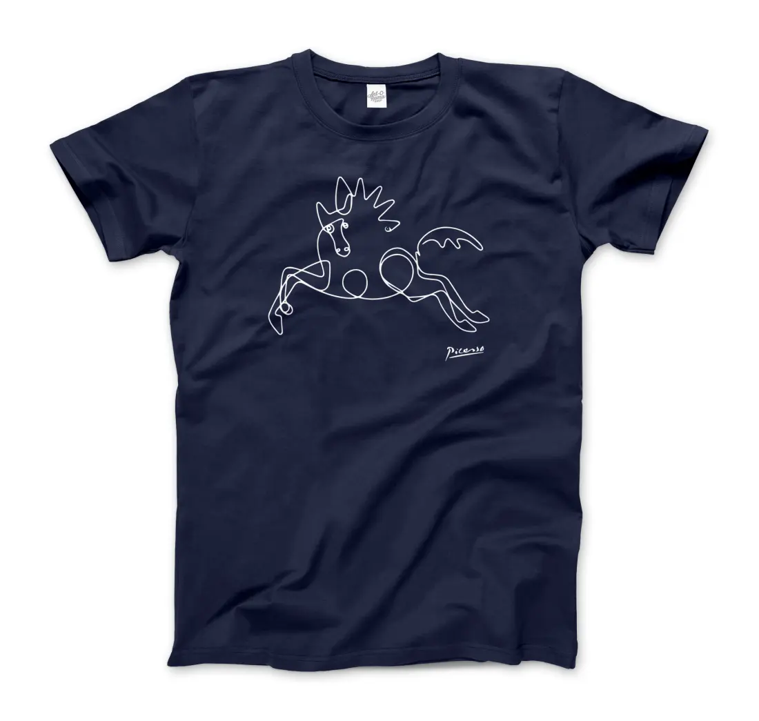 Pablo Picasso Horse Line art t-shirt by Art-O-Rama Shop