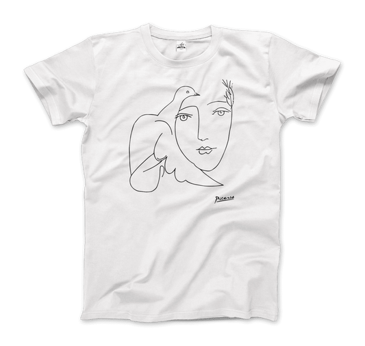 Pablo Picasso Peace (Dove and Face) artwork t-shirt by Art-O-Rama Shop
