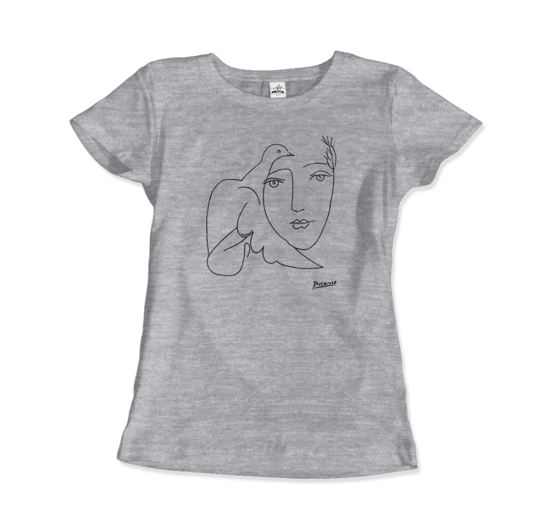 Pablo Picasso Peace (Dove and Face) artwork t-shirt by Art-O-Rama Shop