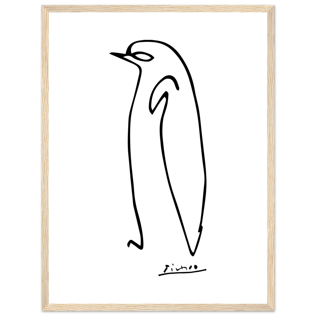 Pablo Picasso Penguin Line artwork poster by Art-O-Rama Shop