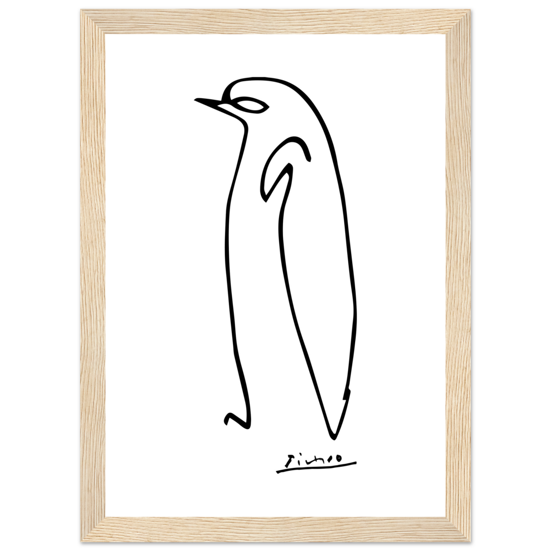 Pablo Picasso Penguin Line artwork poster by Art-O-Rama Shop