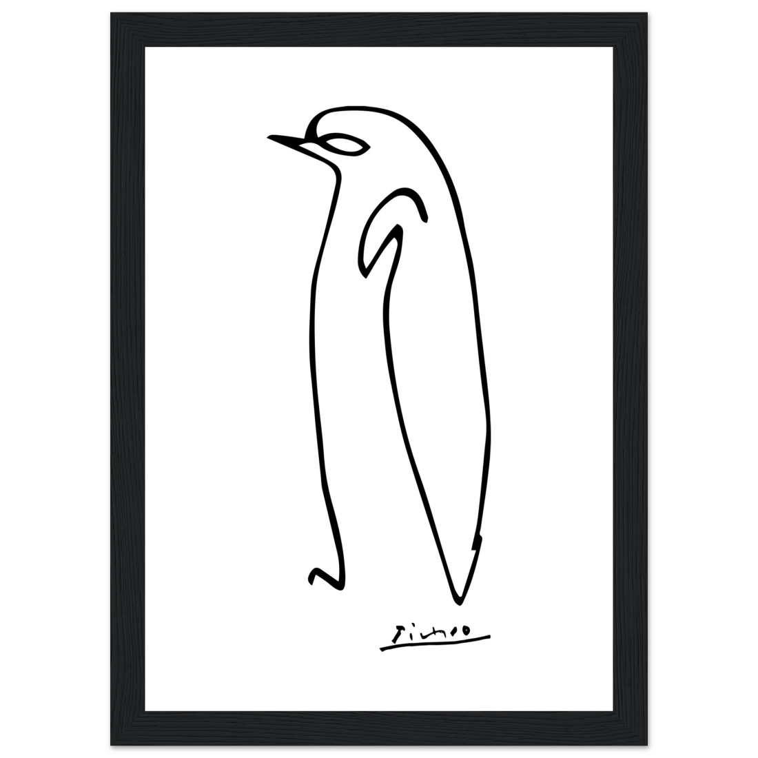 Pablo Picasso Penguin Line artwork poster by Art-O-Rama Shop