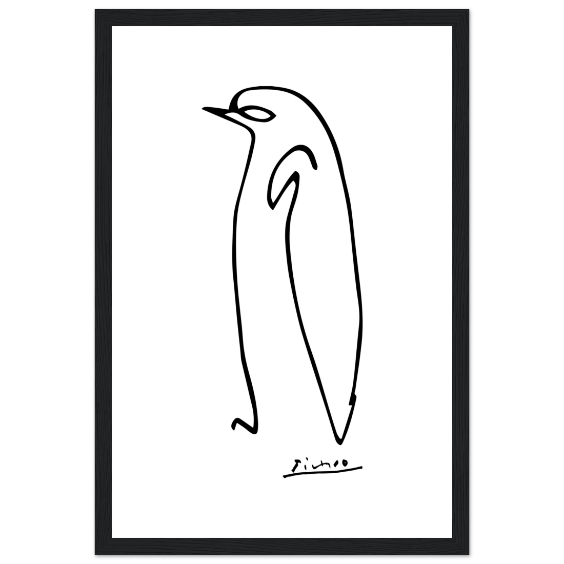 Pablo Picasso Penguin Line artwork poster by Art-O-Rama Shop