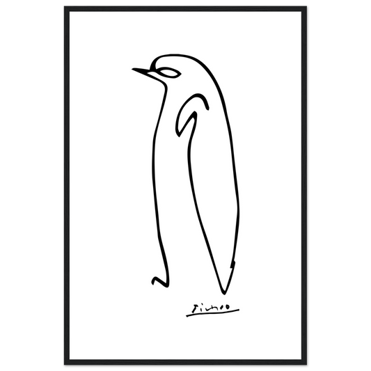 Pablo Picasso Penguin Line artwork poster by Art-O-Rama Shop