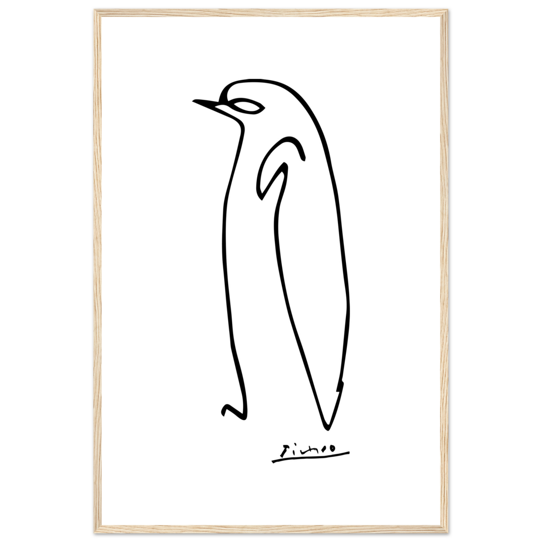 Pablo Picasso Penguin Line artwork poster by Art-O-Rama Shop