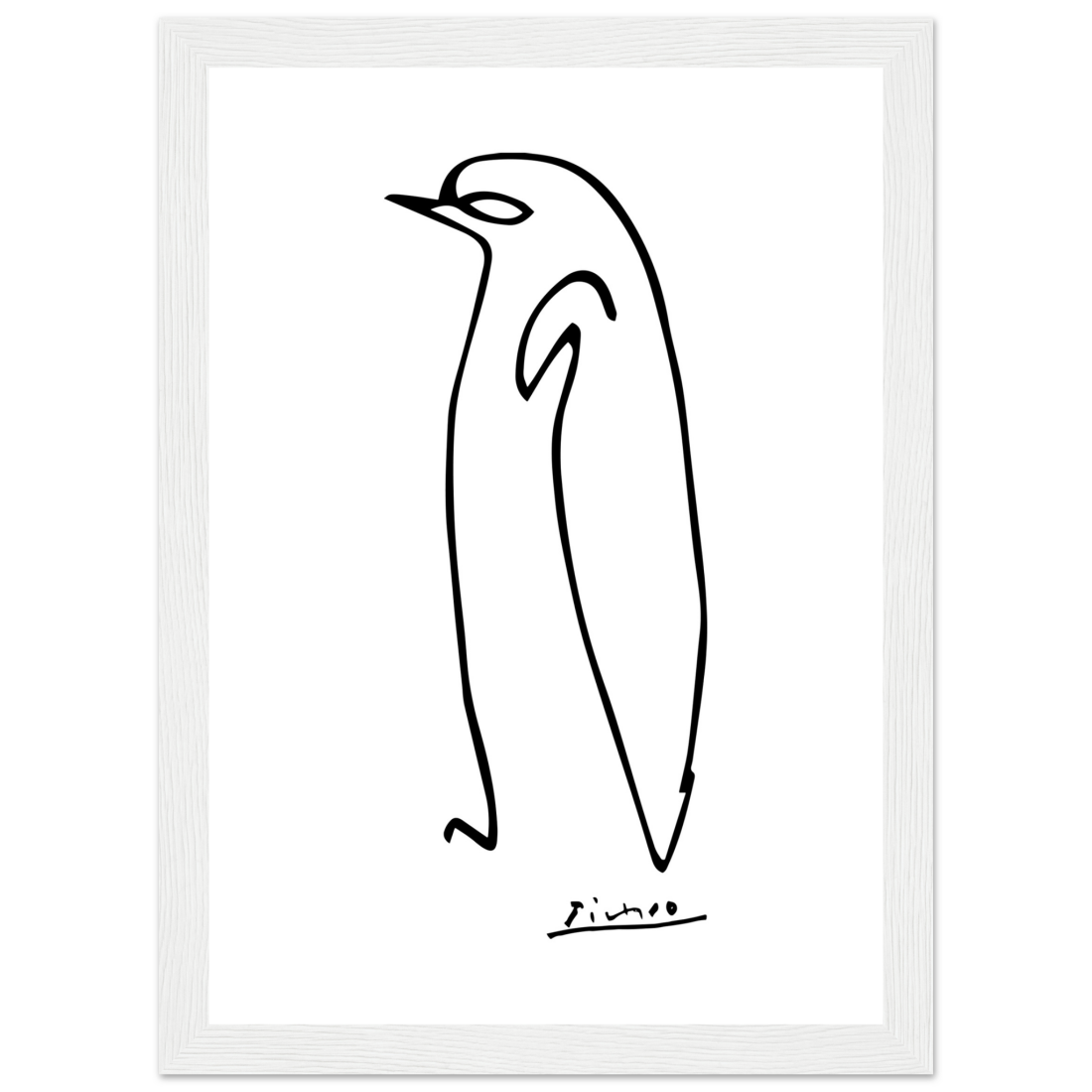 Pablo Picasso Penguin Line artwork poster by Art-O-Rama Shop