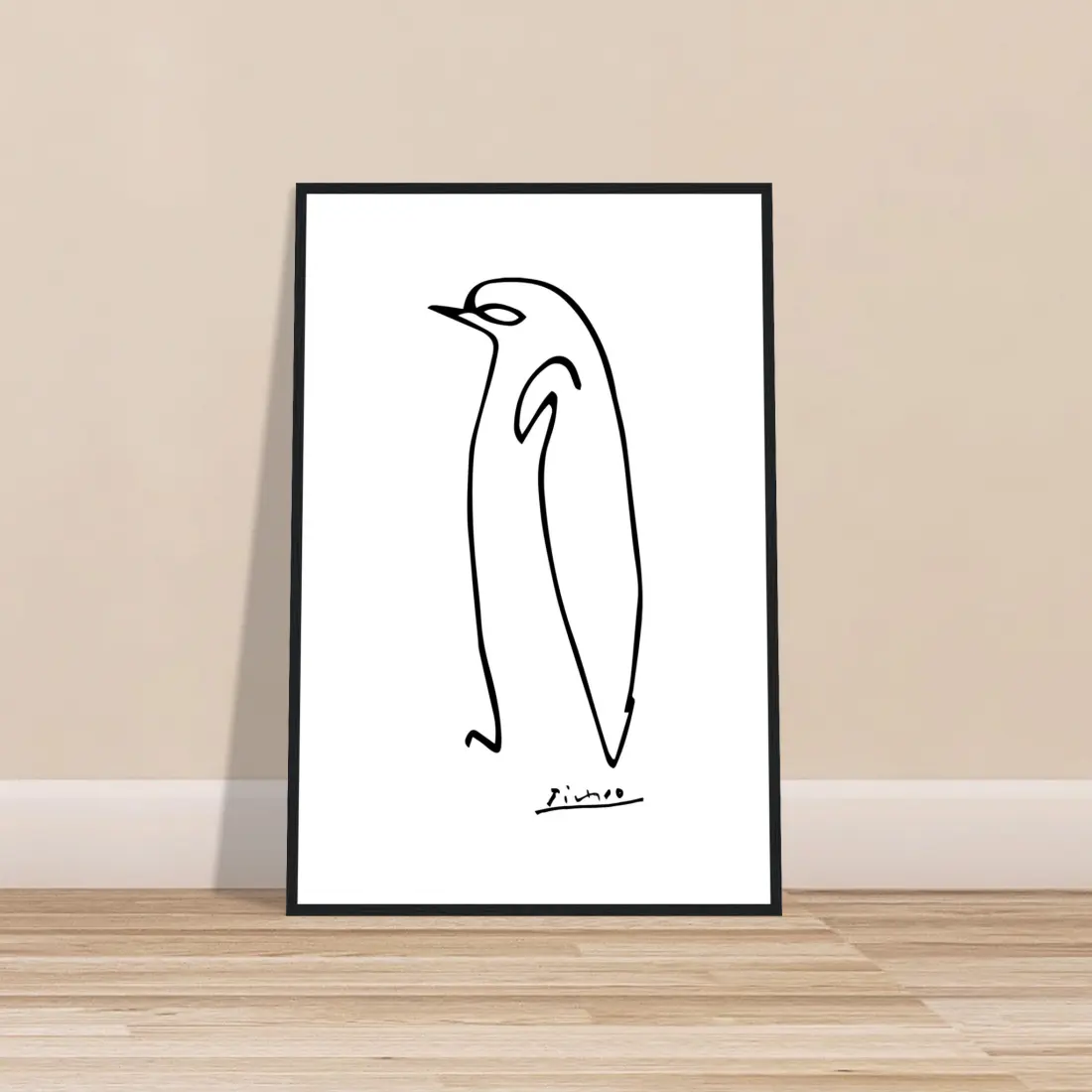 Pablo Picasso Penguin Line artwork poster by Art-O-Rama Shop
