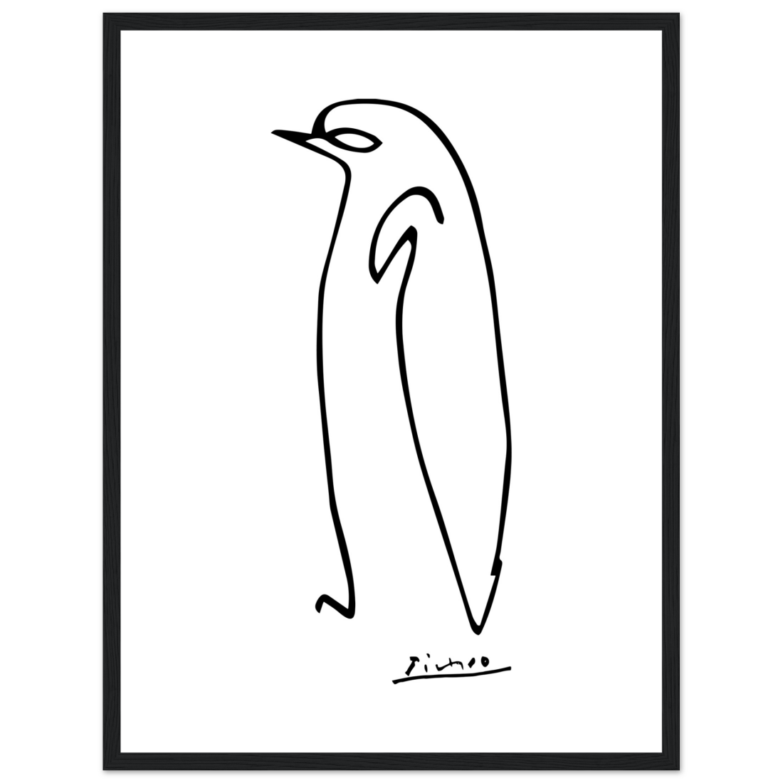 Pablo Picasso Penguin Line artwork poster by Art-O-Rama Shop