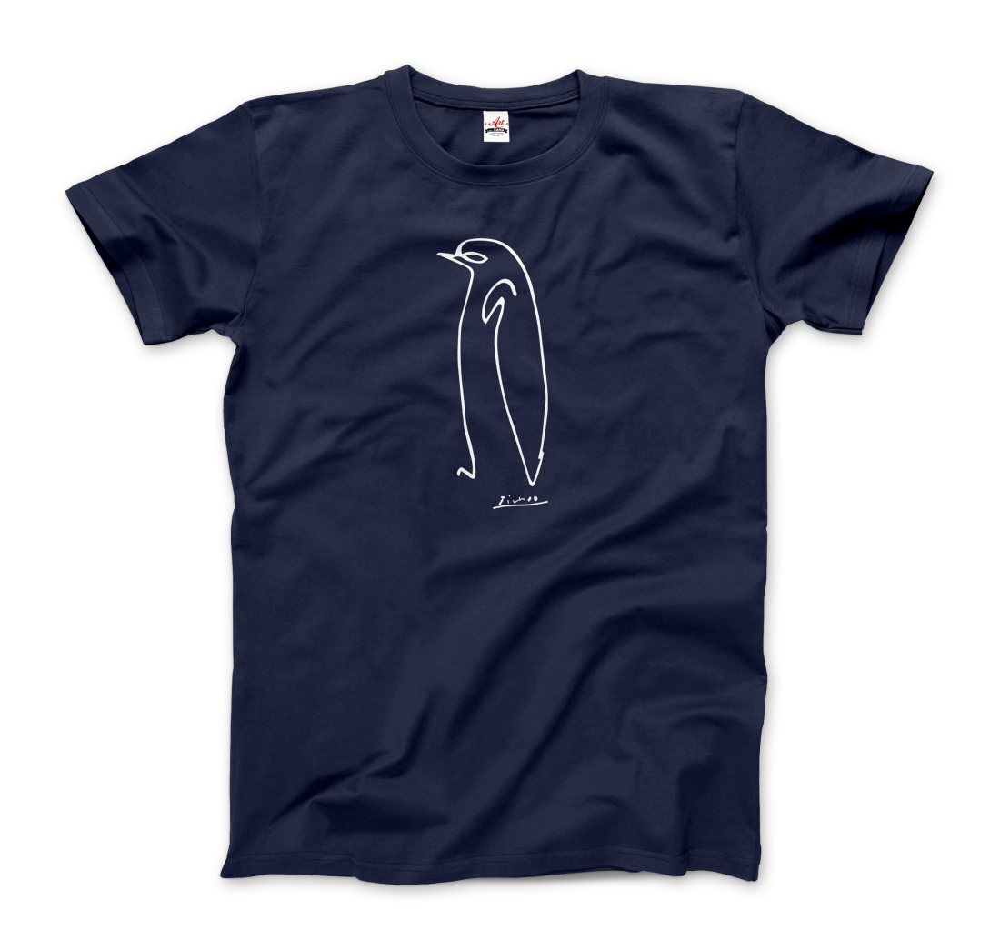 Pablo Picasso Penguin Line artwork t-shirt by Art-O-Rama Shop