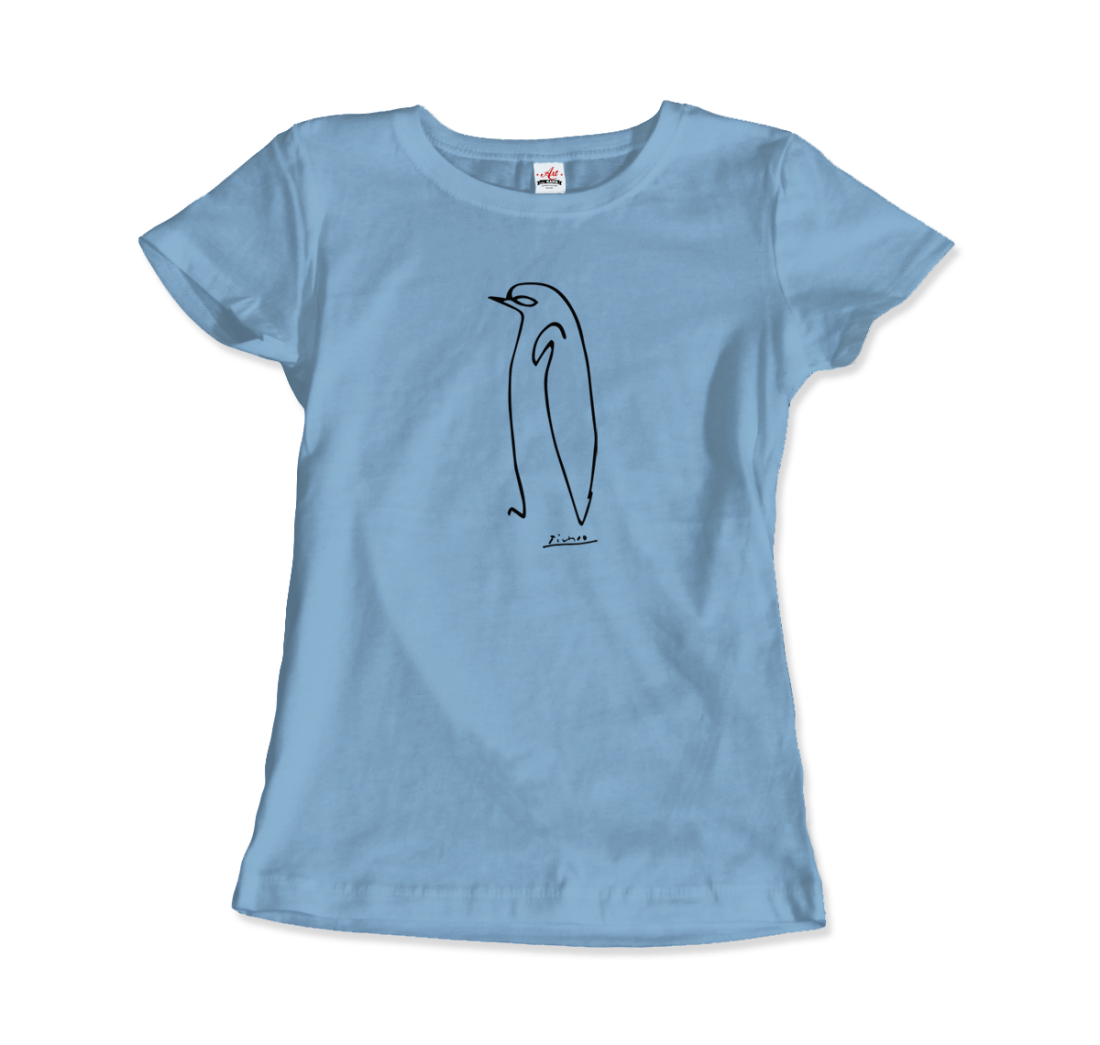 Pablo Picasso Penguin Line artwork t-shirt by Art-O-Rama Shop