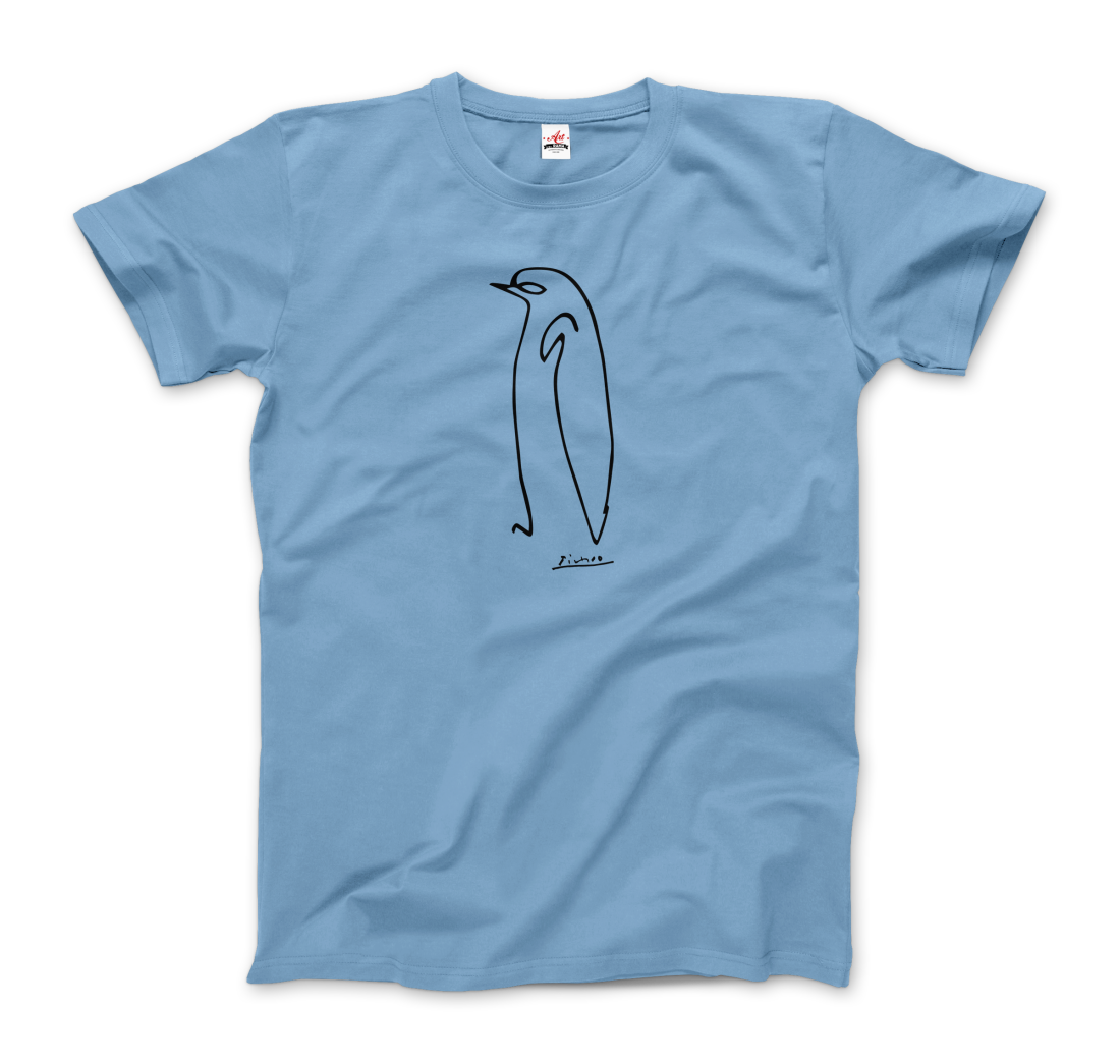Pablo Picasso Penguin Line artwork t-shirt by Art-O-Rama Shop