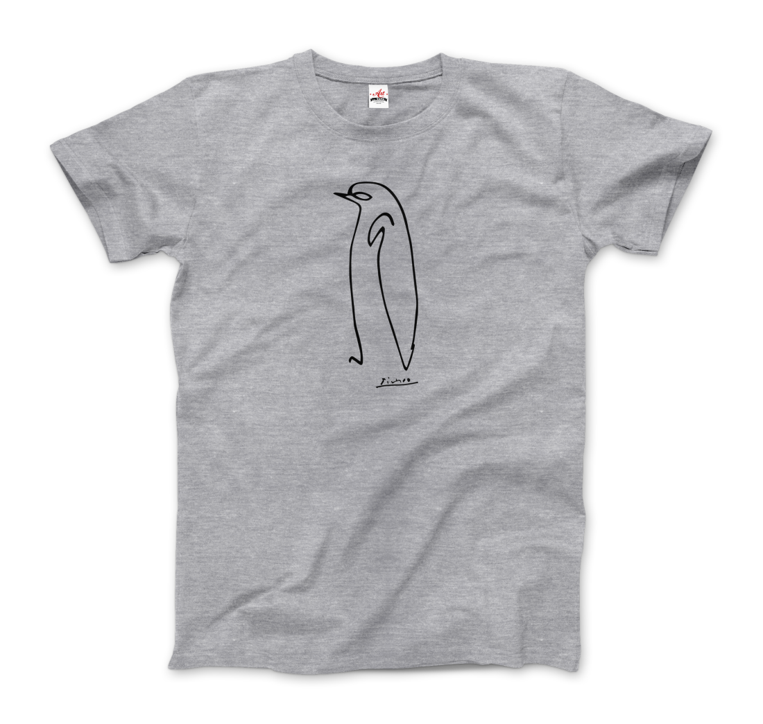 Pablo Picasso Penguin Line artwork t-shirt by Art-O-Rama Shop