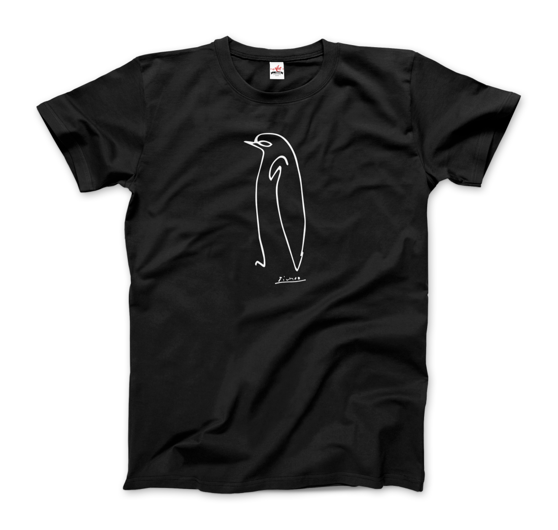Pablo Picasso Penguin Line artwork t-shirt by Art-O-Rama Shop
