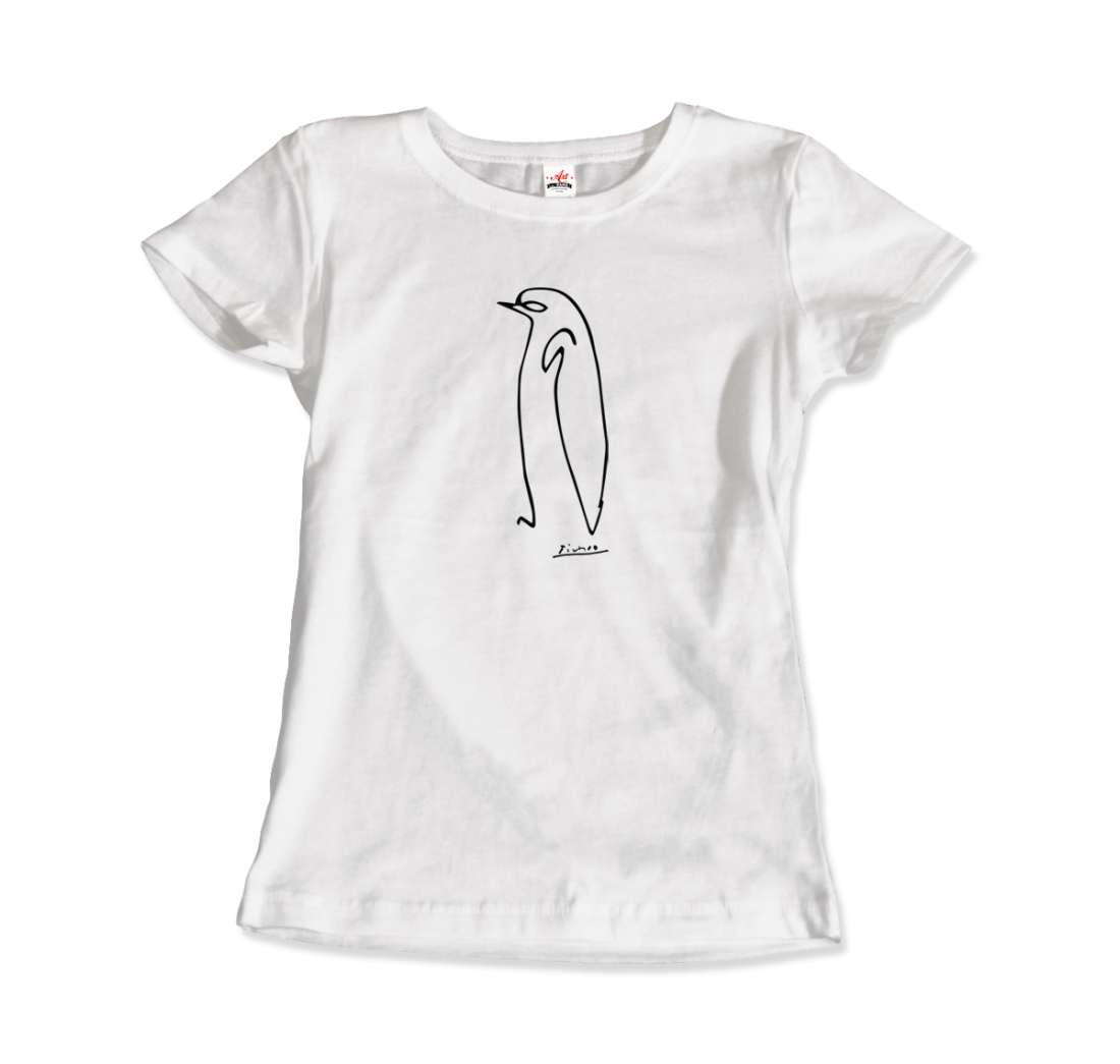 Pablo Picasso Penguin Line artwork t-shirt by Art-O-Rama Shop