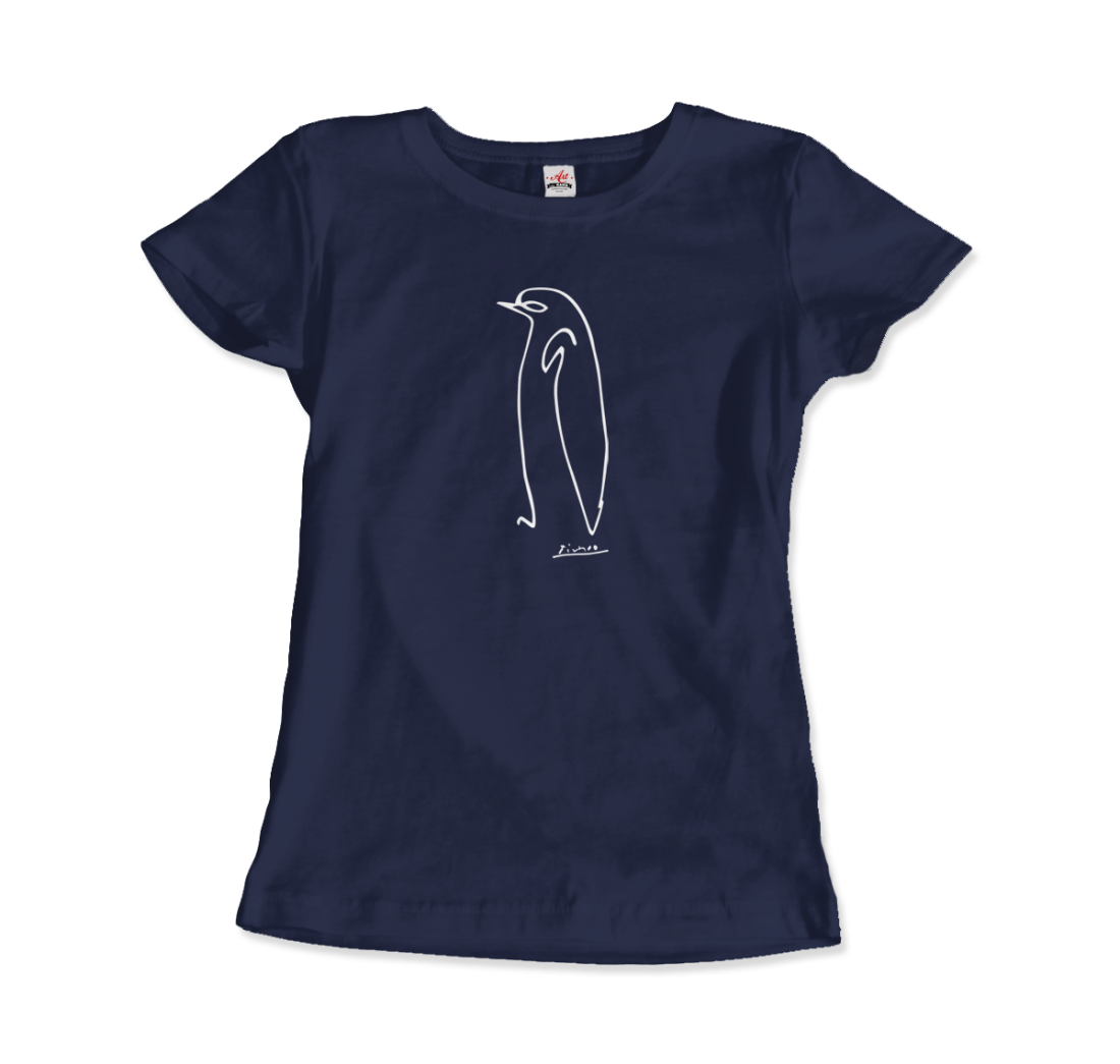 Pablo Picasso Penguin Line artwork t-shirt by Art-O-Rama Shop