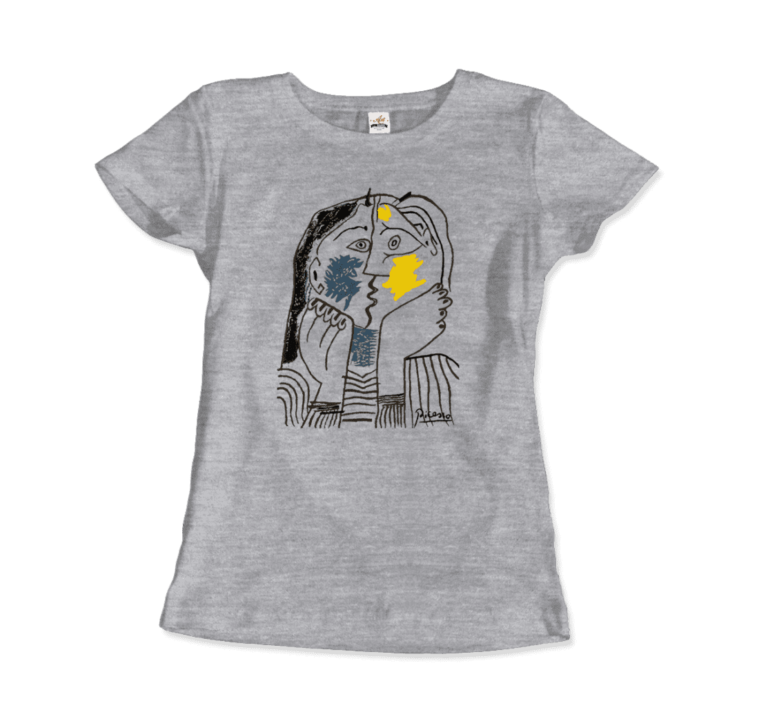 Pablo Picasso the Kiss 1979 artwork t-shirt by Art-O-Rama Shop