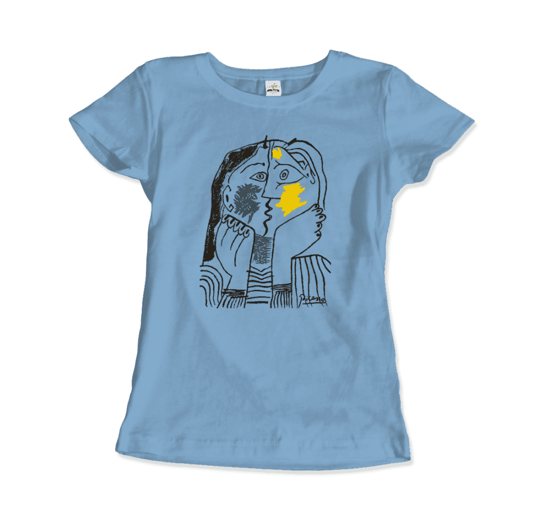 Pablo Picasso the Kiss 1979 artwork t-shirt by Art-O-Rama Shop