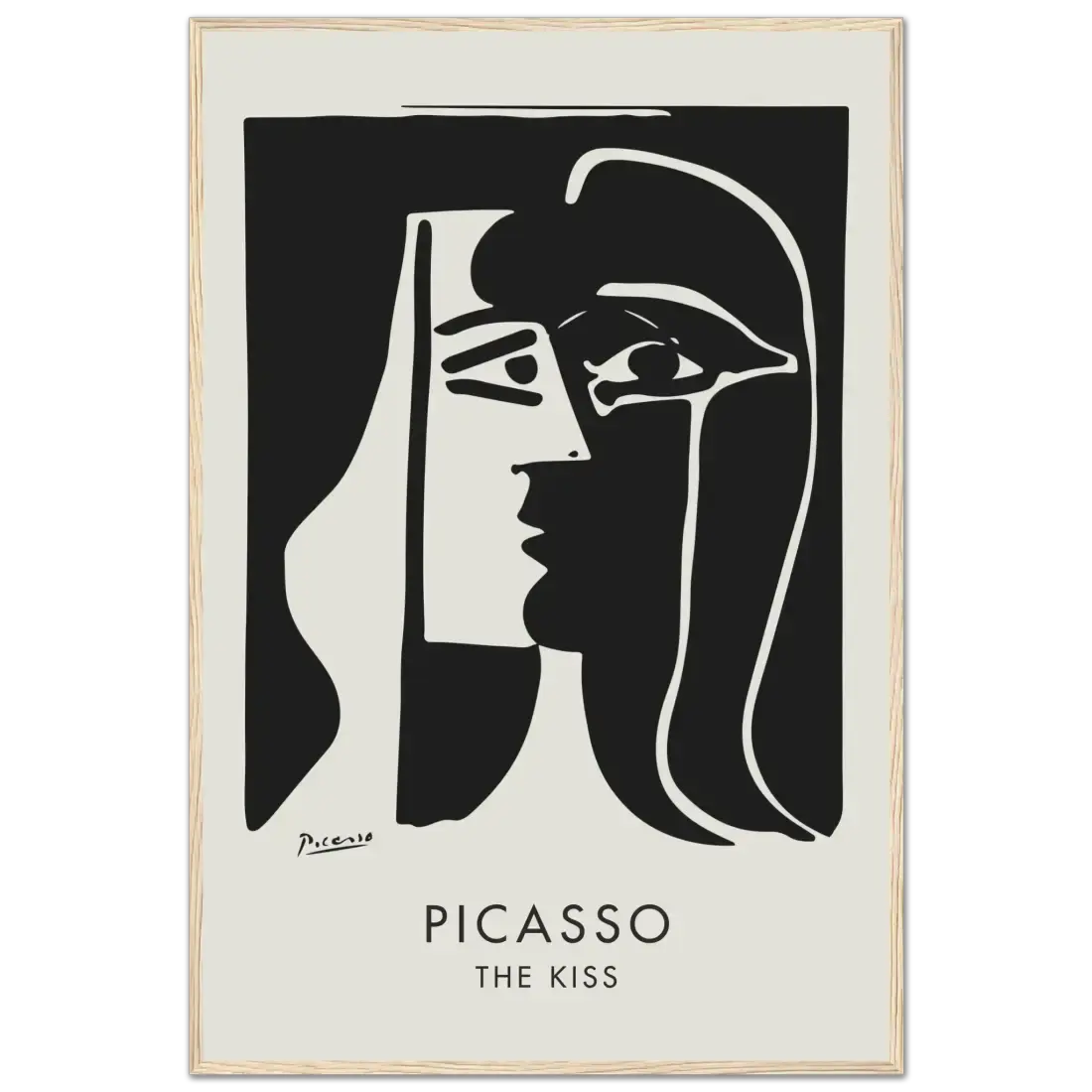 Pablo Picasso the Kiss artwork poster by Art-O-Rama Shop