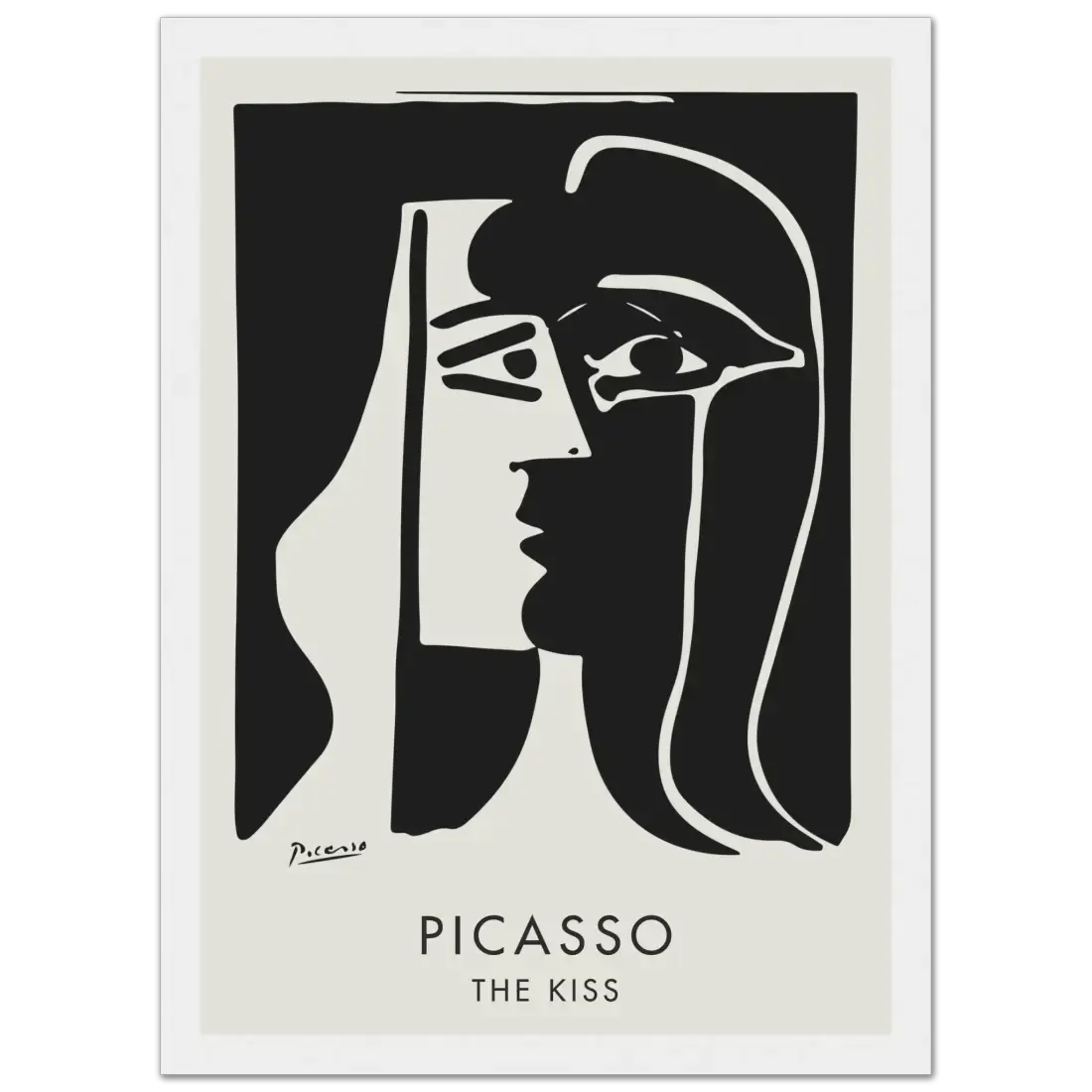 Pablo Picasso the Kiss artwork poster by Art-O-Rama Shop