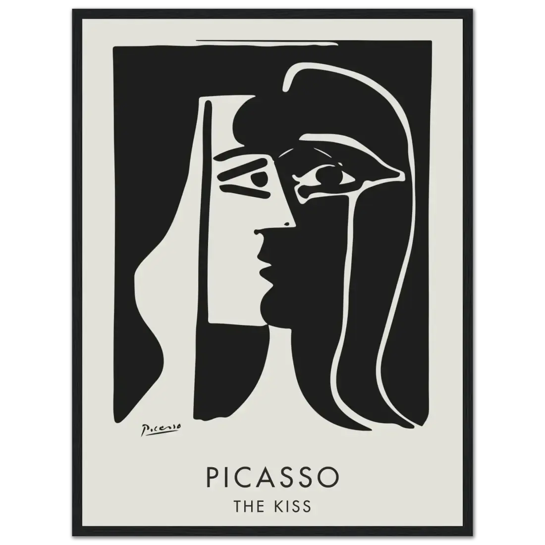 Pablo Picasso the Kiss artwork poster by Art-O-Rama Shop