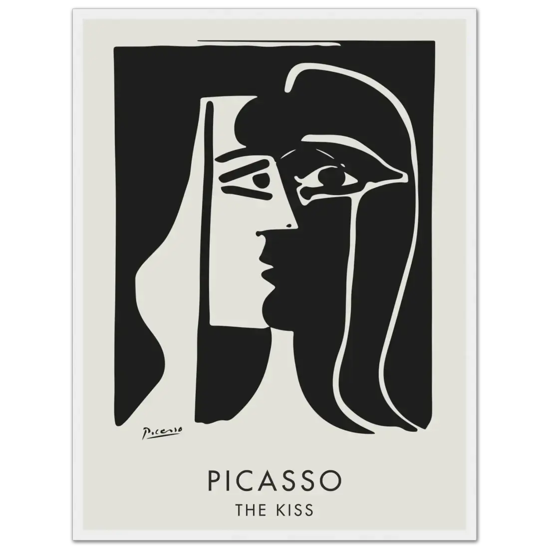 Pablo Picasso the Kiss artwork poster by Art-O-Rama Shop