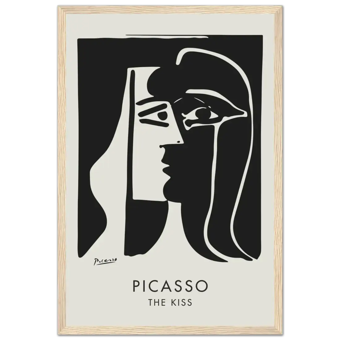Pablo Picasso the Kiss artwork poster by Art-O-Rama Shop