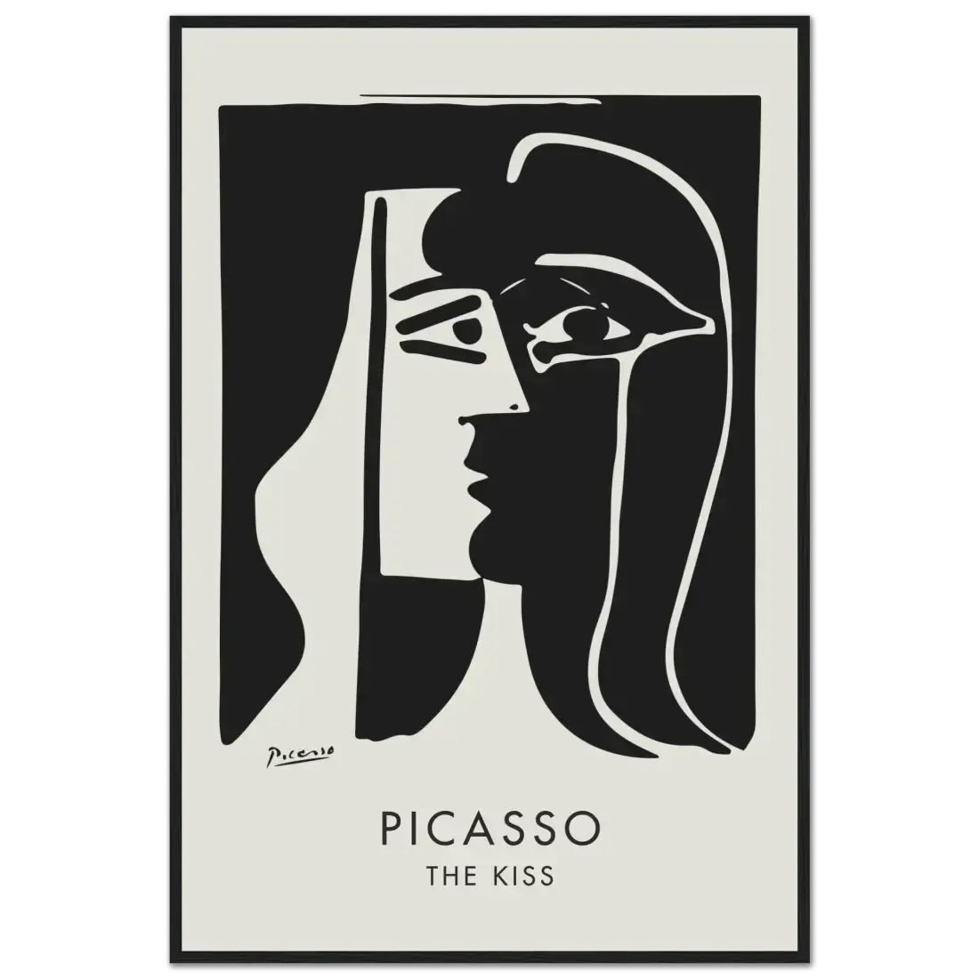 Pablo Picasso the Kiss artwork poster by Art-O-Rama Shop
