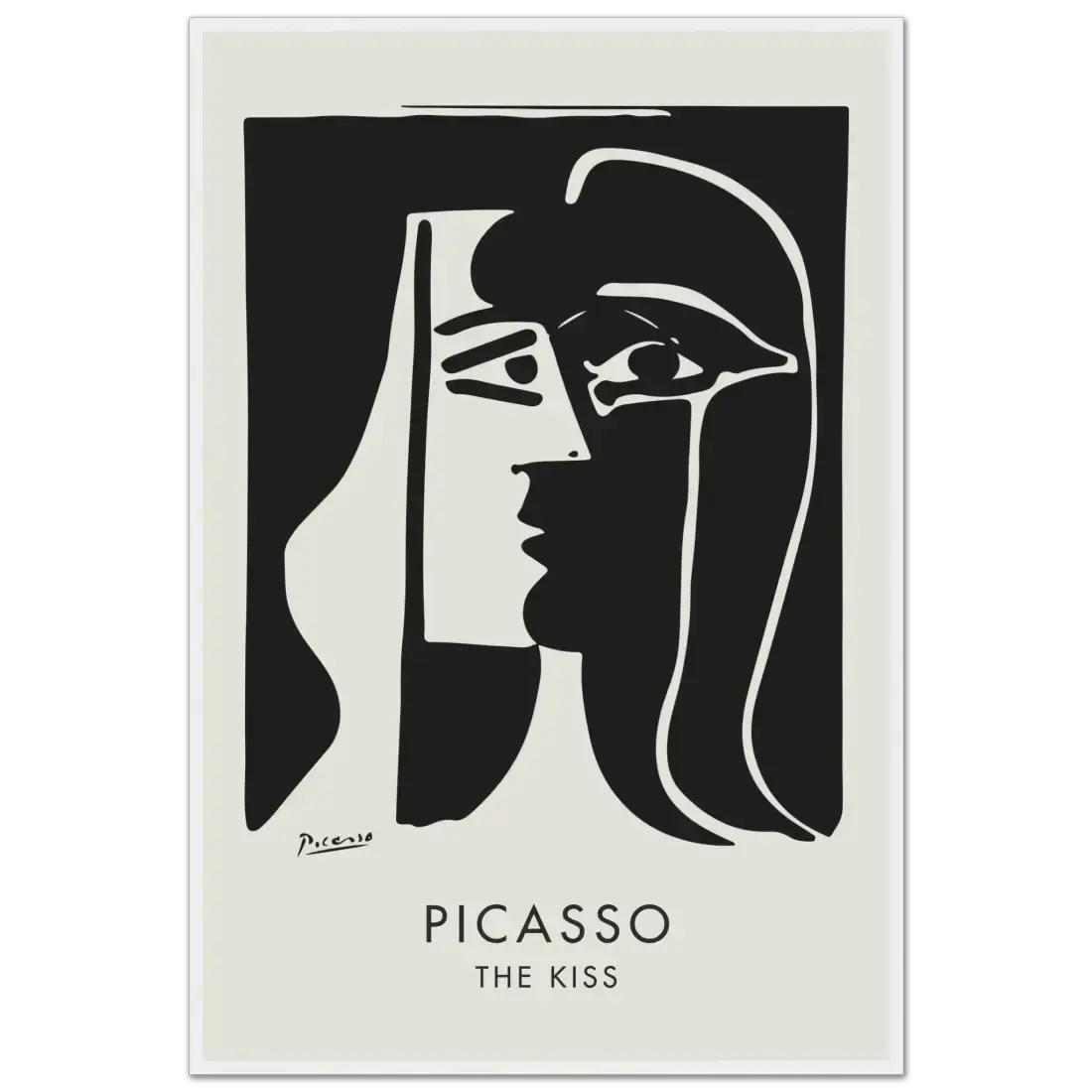 Pablo Picasso the Kiss artwork poster by Art-O-Rama Shop