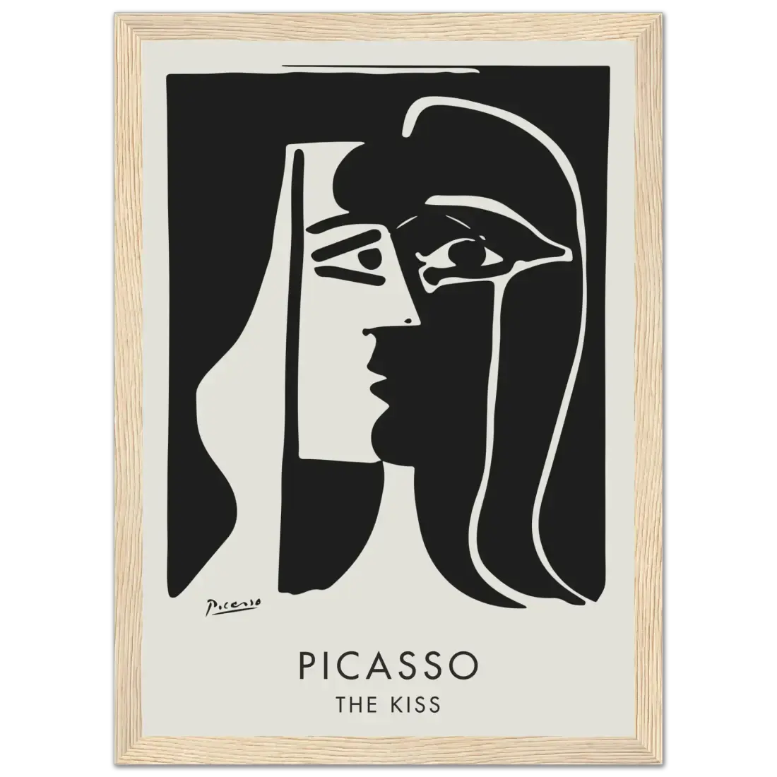 Pablo Picasso the Kiss artwork poster by Art-O-Rama Shop