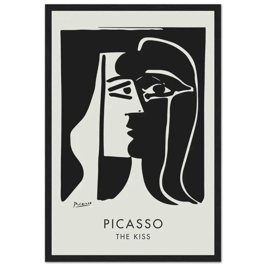 Pablo Picasso the Kiss artwork poster by Art-O-Rama Shop