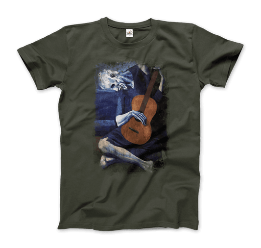 Pablo Picasso the Old Guitarist artwork t-shirt by Art-O-Rama Shop