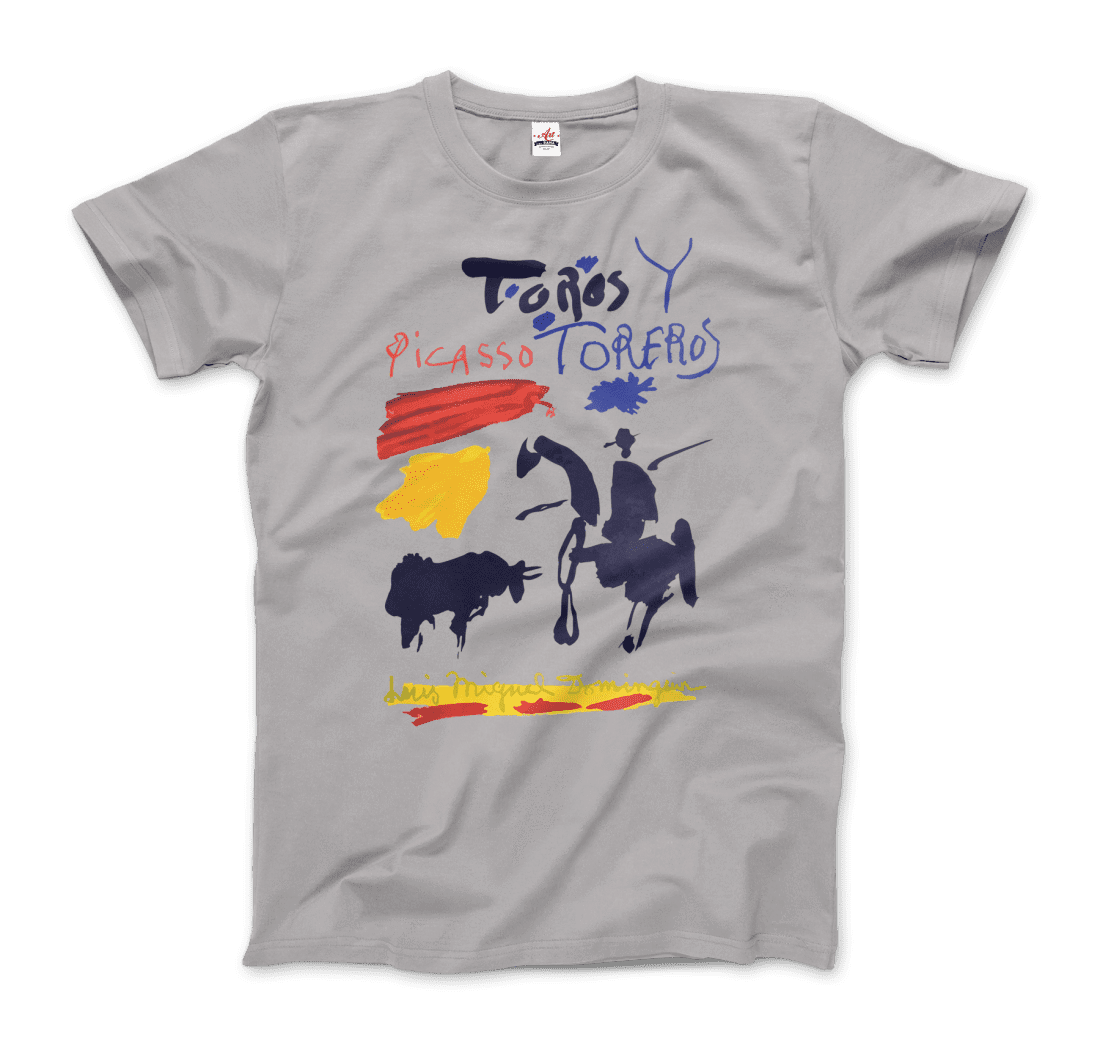 Pablo Picasso Toros y Toreros Book Cover 1961 artwork t-shirt by Art-O-Rama Shop