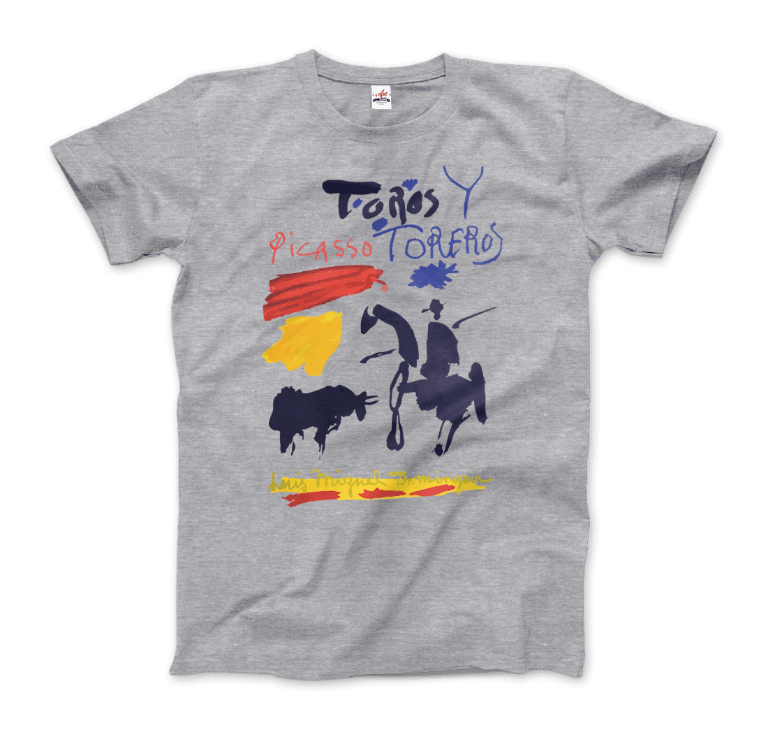 Pablo Picasso Toros y Toreros Book Cover 1961 artwork t-shirt by Art-O-Rama Shop