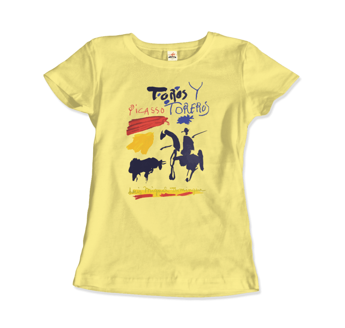 Pablo Picasso Toros y Toreros Book Cover 1961 artwork t-shirt by Art-O-Rama Shop