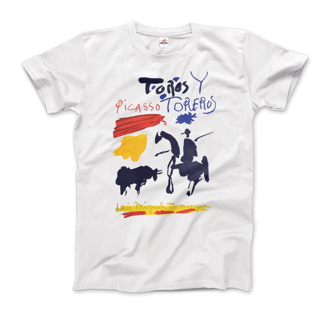 Pablo Picasso Toros y Toreros Book Cover 1961 artwork t-shirt by Art-O-Rama Shop