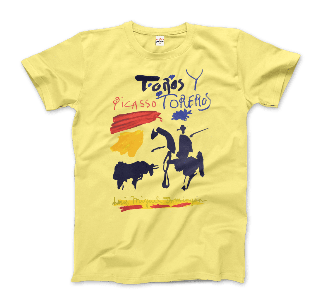Pablo Picasso Toros y Toreros Book Cover 1961 artwork t-shirt by Art-O-Rama Shop