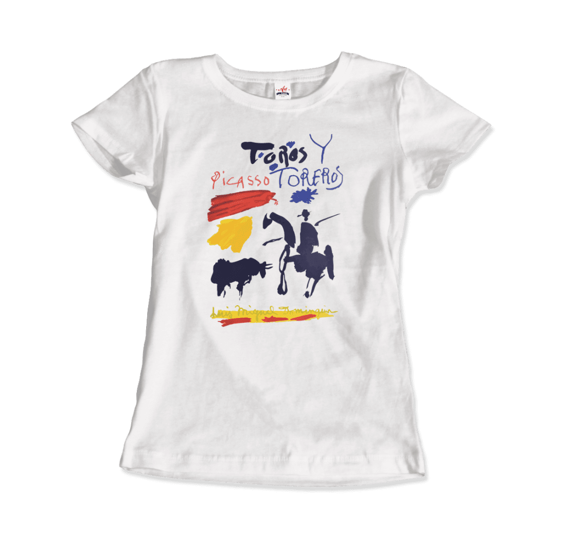 Pablo Picasso Toros y Toreros Book Cover 1961 artwork t-shirt by Art-O-Rama Shop