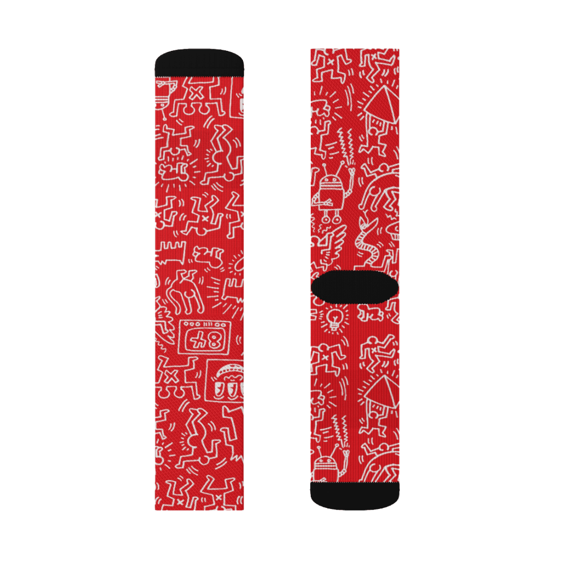 Pattern Panel, Icon Series Street Art Socks by Art-O-Rama Shop