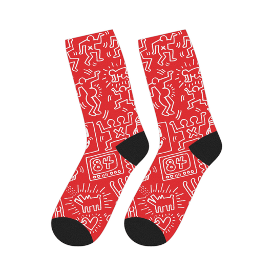 Pattern Panel, Icon Series Street Art Socks by Art-O-Rama Shop