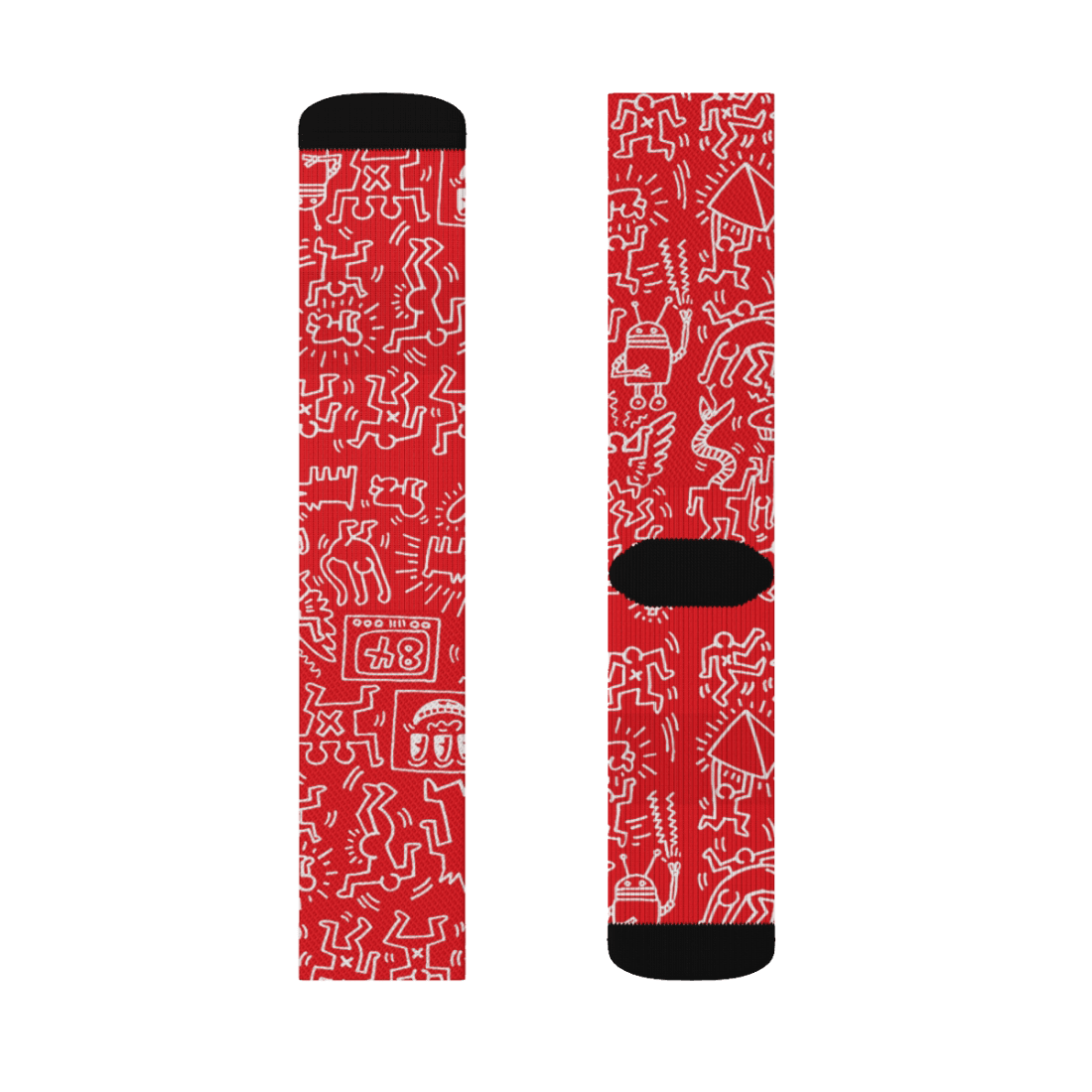 Pattern Panel, Icon Series Street Art Socks by Art-O-Rama Shop