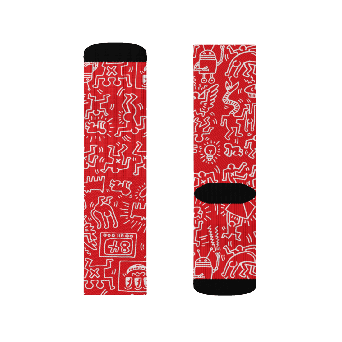 Pattern Panel, Icon Series Street Art Socks by Art-O-Rama Shop