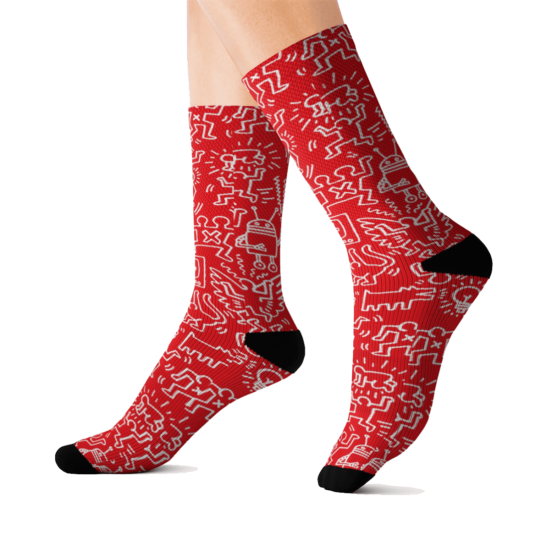 Pattern Panel, Icon Series Street Art Socks by Art-O-Rama Shop