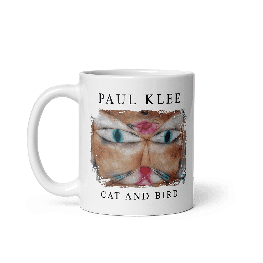 Paul Klee - Cat and Bird, 1928 Artwork Mug by Art-O-Rama Shop